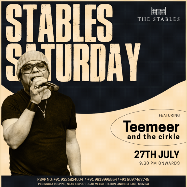 Saturday Night Live featuring Teemeer and the Cirkle - 27th JULY - 2024